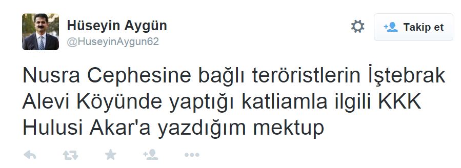 hüseyin aygün twitter