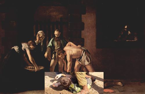 Saint John Baptist Kafa Kesme – Tablo Michelangelo Merisi Caravaggio