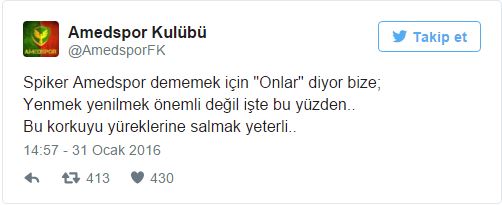 Amedspor Bursaspor'u 2-1 yendi Bursaspor ve Amedspor'un karşı karşıya geldiği Ziraat Türkiye Kupası'nın 16. maçında Amedspor Bursaspor'u 2-1 yendi. Amedspor Amedspor Bursaspor Maçı (12)