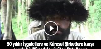 Lütfen sesimiz ol! Seni dinleyecekler, çünkü sen Avrupalısın 50 yıldır İşgalcilere ve Küresel Şirketlere karşı onurlu bir Mücadele yürüten Batı Papua