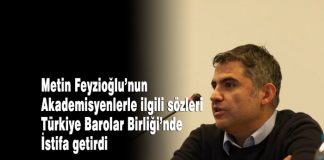 Metin Feyzioğlu’nun sözleri Kerem Altıparmak’ı istifa ettirdi Kerem Altıparmak