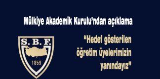 Mülkiye’den açıklama: Öğretim üyelerimizin yanındayız Mülkiye-akademisyenler-açıklama