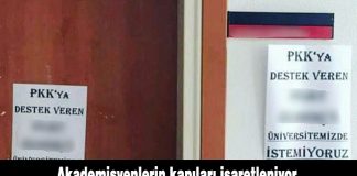 Gazi ve Kırıkkale’de akademisyenlerin kapıları işaretlendi akademisyenlerin kapıları isaretlendi