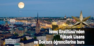 İsveç Enstitüsü’nden Yüksek Lisans ve Doktora bursu isvec-enstitusu-bursu
