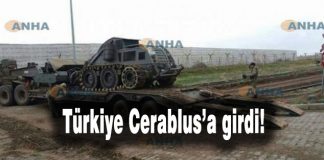 ANHA: Türkiye Cerablus’a girdi Türkiye Cerablus