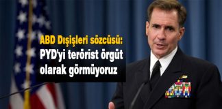 ABD: PYD’yi terörist örgüt olarak görmüyoruz ABD: PYD'yi terörist örgüt olarak görmüyoruz