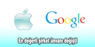 Google en değerli şirket ünvanını Apple’dan aldı Google vs Apple