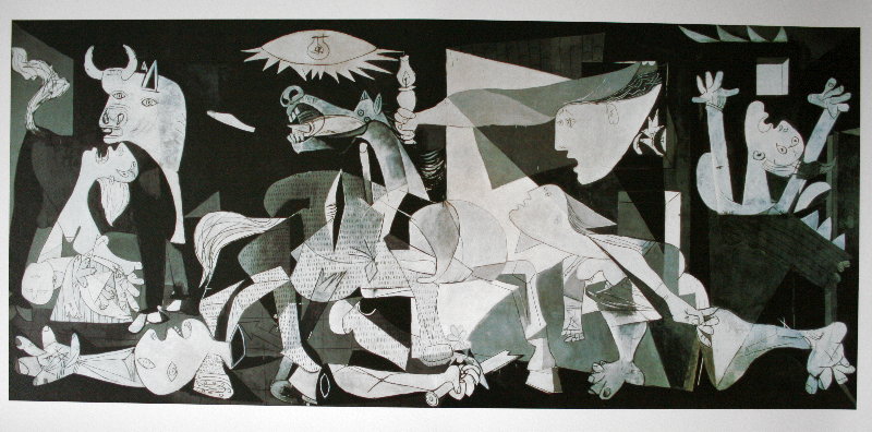 Pablo Picasso’nun çizdiği orijinal Guernica tablosu