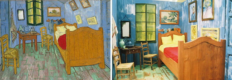 “Bedroom in Arles” by Van Gogh