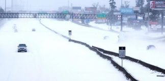 Teksas’ta kış fırtınası