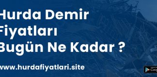 Güncel Hurda Demir Fiyatları
