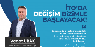 Vedat URAK Resmen İTO’ya Adaylığını Açıkladı
